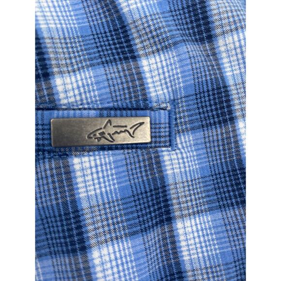 Greg Norman GolfShorts Men's Size Medium 30 Waist Spandex Blend 10" Inseam Blue - Picture 4 of 6